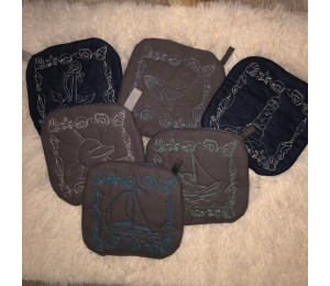 Stickdatei - Quiltblock Hammerhai